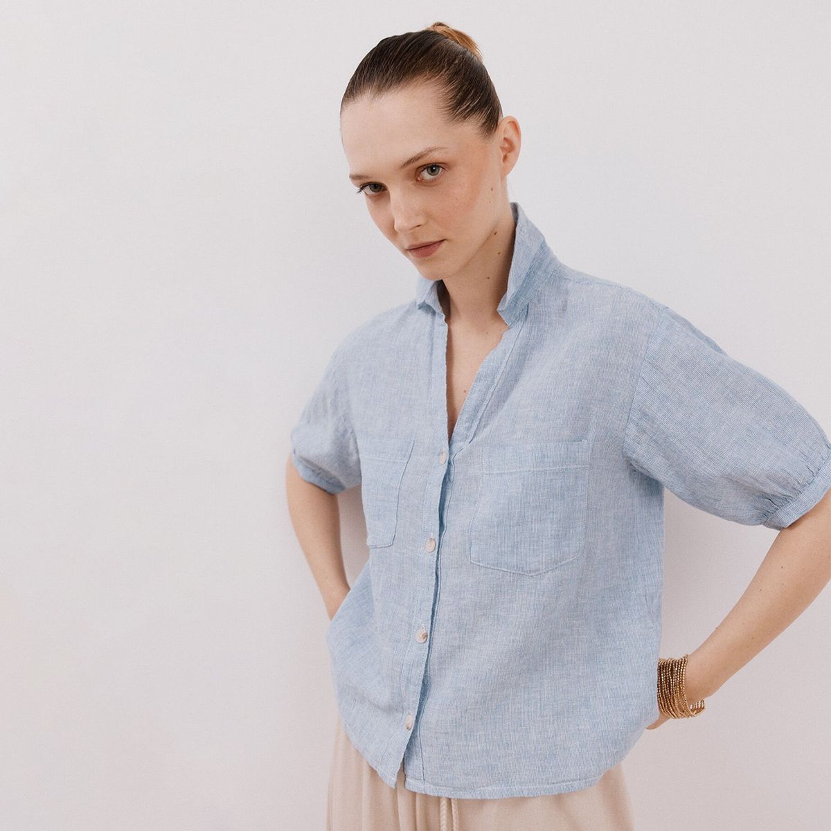 CORTEFIEL - Blusa Casual Mujer Cortefiel