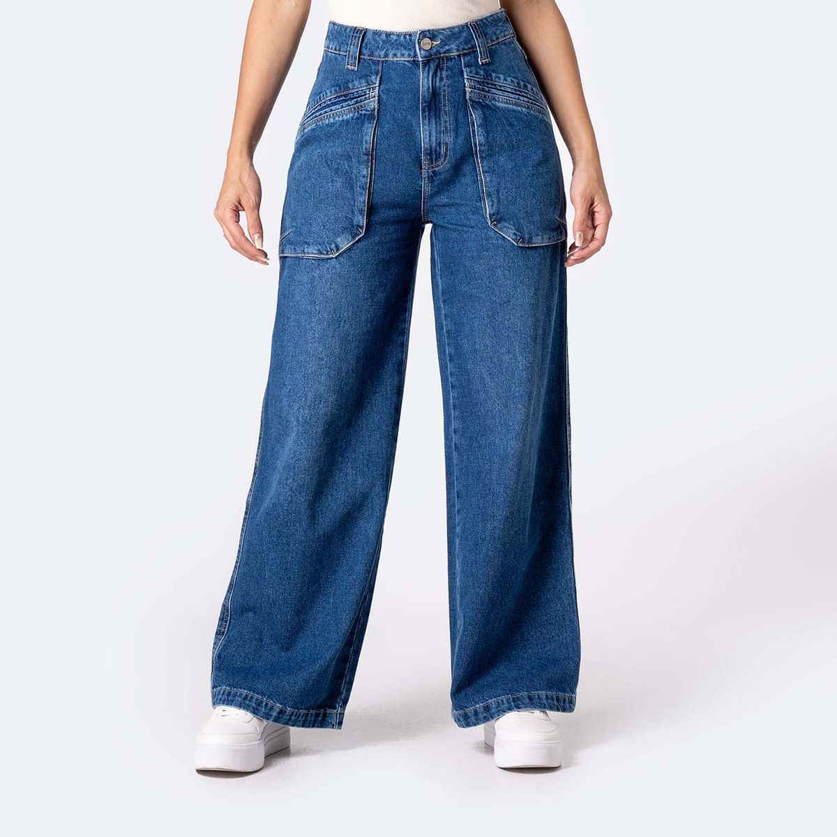PIONIER - Jean Wide Leg Mujer Pionier