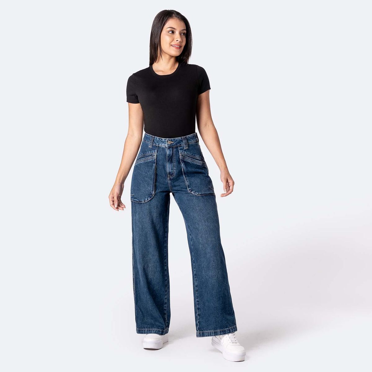 PIONIER - Jean Wide Leg Mujer Pionier