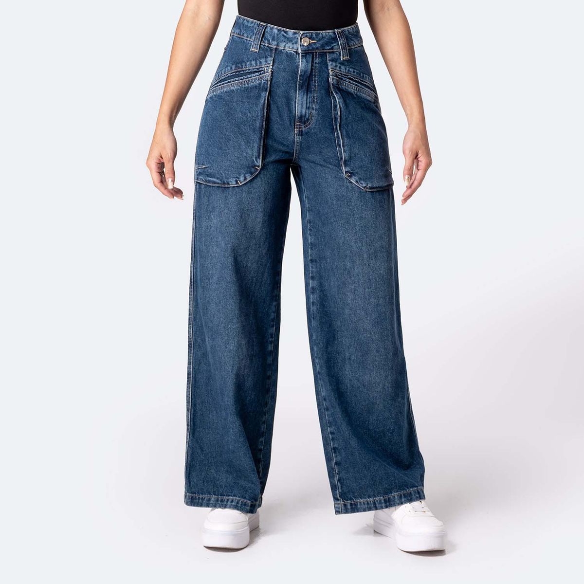 PIONIER - Jean Wide Leg Mujer Pionier