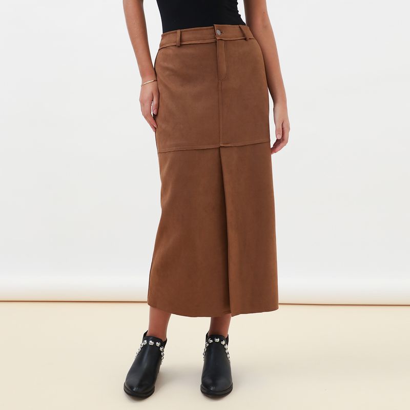 DENIMLAB - Falda Larga Mujer Denimlab