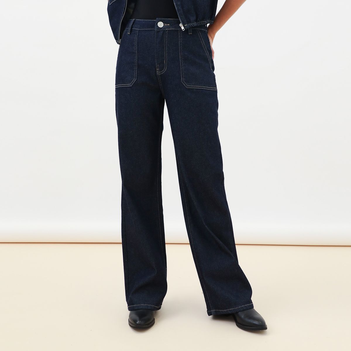 DENIMLAB - Pantalón Recto Mujer Denimlab