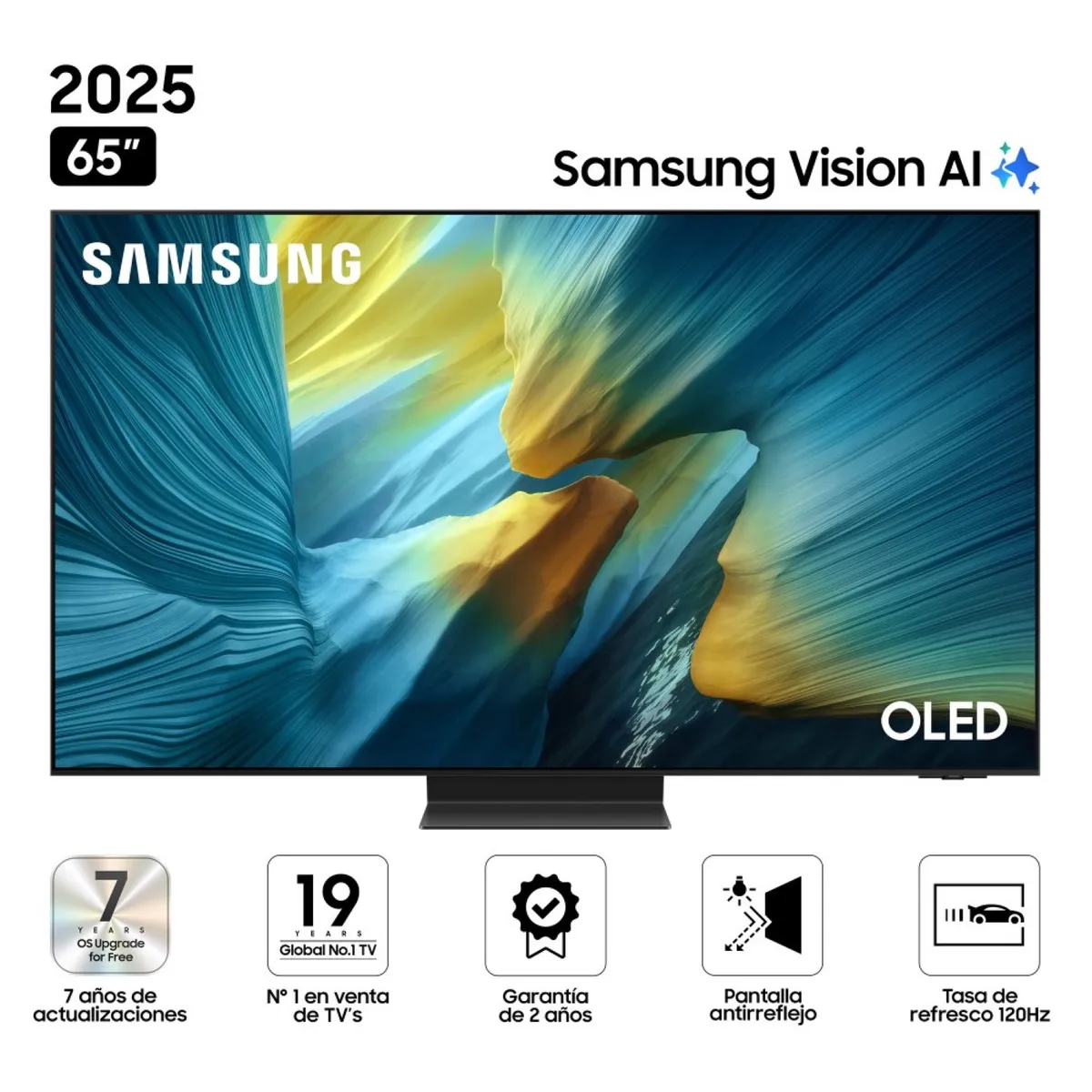 SAMSUNG - Televisor Samsung 65" OLED S95F Vision Ai Smart Tv (2025)