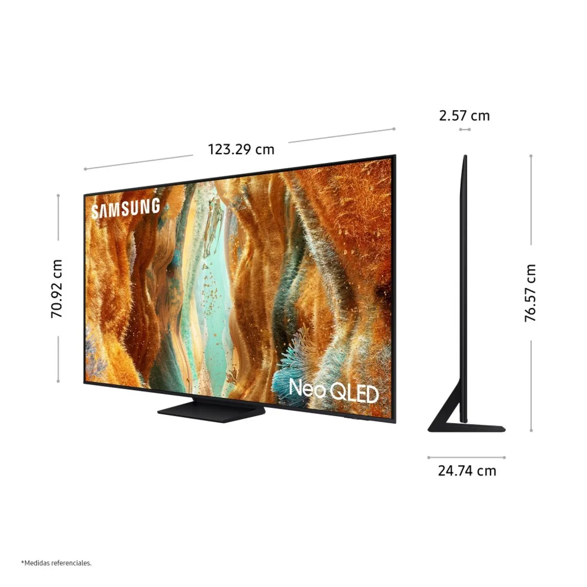 SAMSUNG - Televisor Samsung 55" NEO QLED 4K Qn70F Vision Ai Smart Tv (2025)