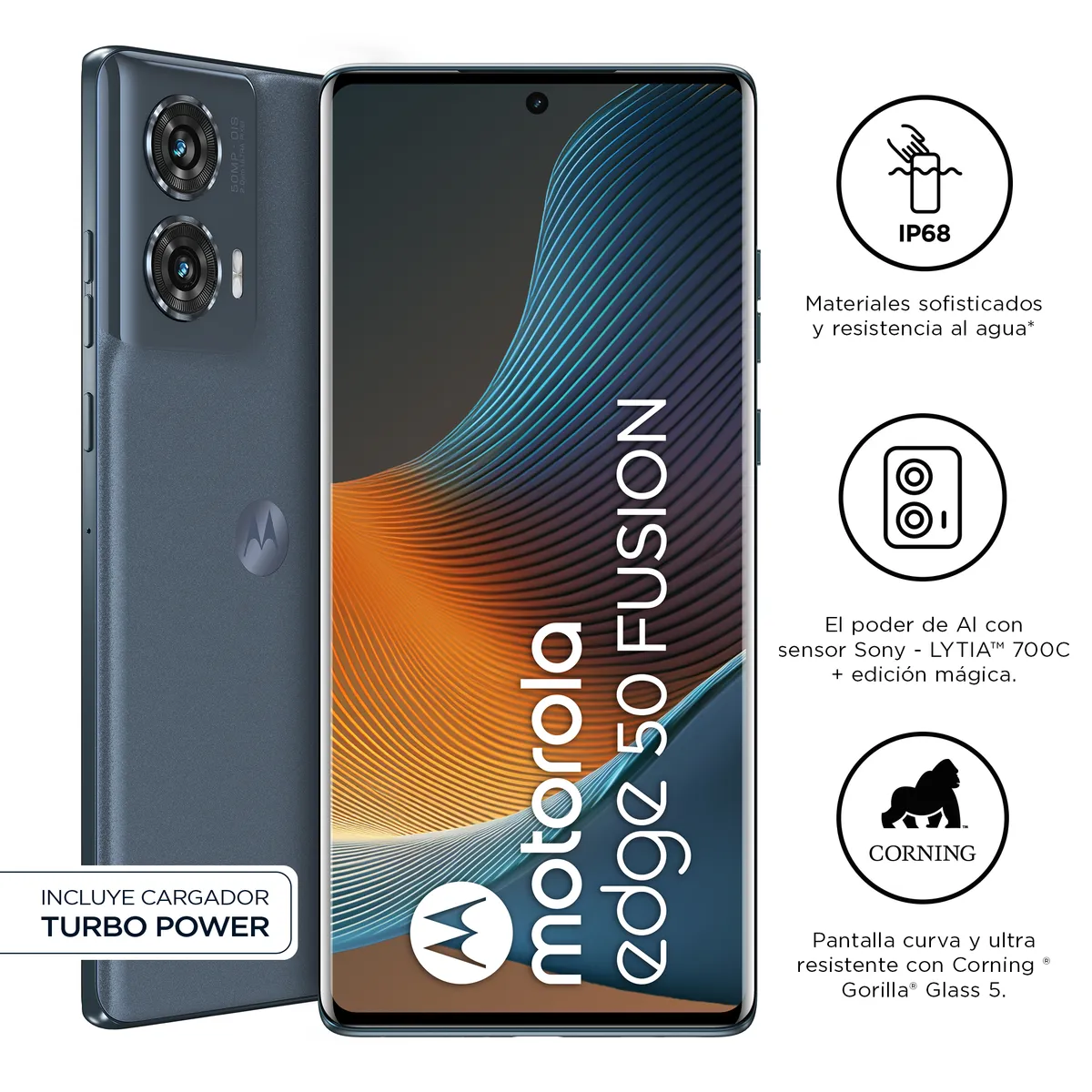 MOTOROLA - Celular Moto Edge 50 Fusion 8GB + 256GB