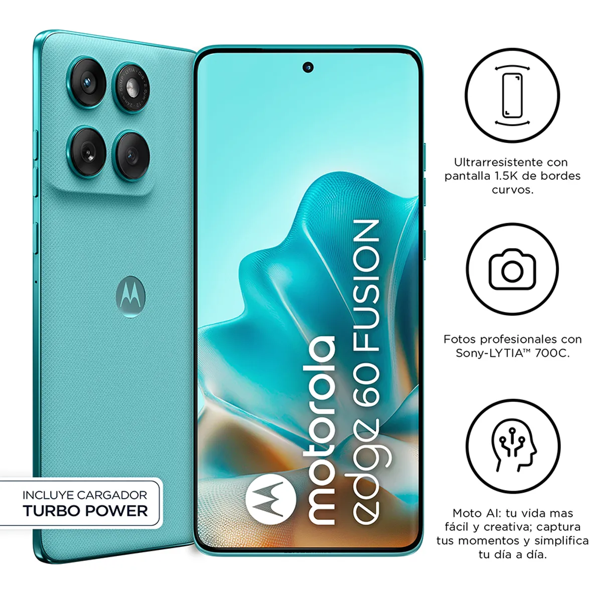 MOTOROLA - Celular Moto Edge 60 Fusion 8GB + 256GB