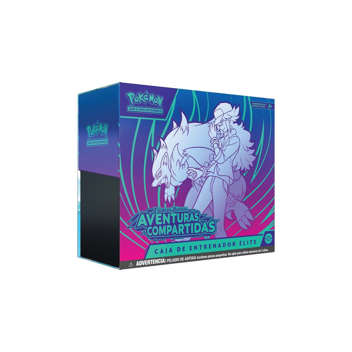 POKEMON - Caja De Entrenador Élite De Escarlata Y Púrpura-Aventuras Compartidas De Jcc Español Pokemon