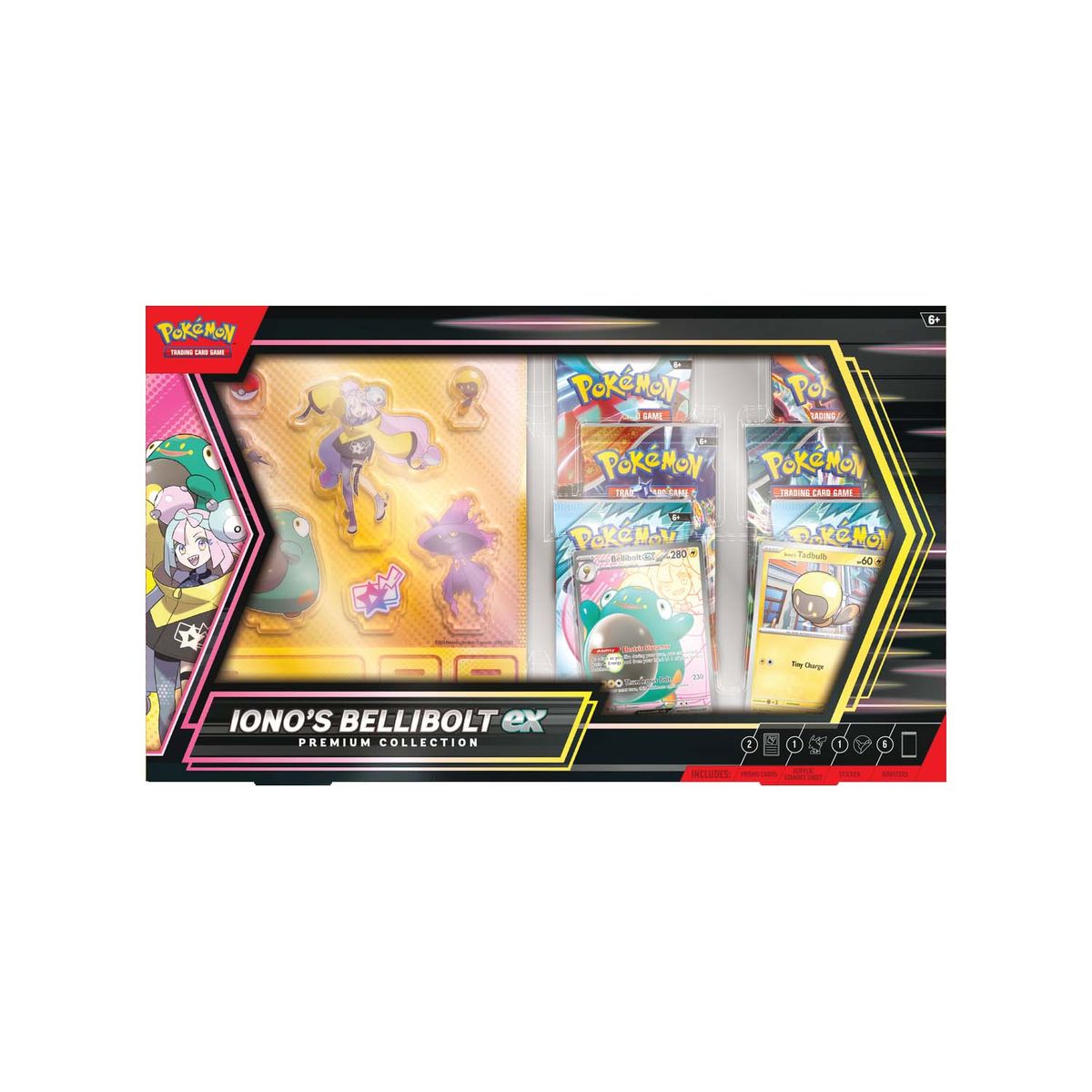 POKEMON - Set De Cartas Colección Prémium Bellibolt Ex E-nigma De Jcc  Español Pokémon