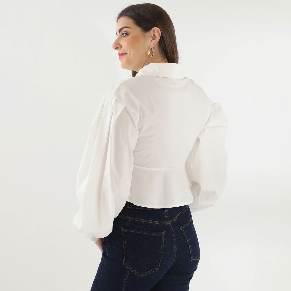 BASEMENT - Blusa Basement Mujer Manga Larga De Algodón By Donna Cattiva