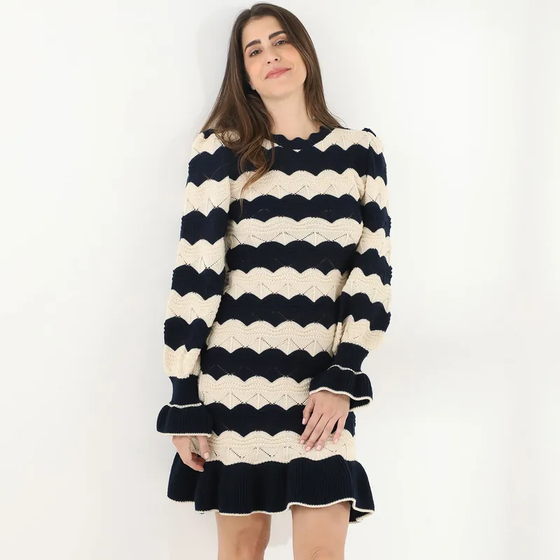 BASEMENT - Vestido Basement Mujer  Midi Algodón By Donna Cattiva