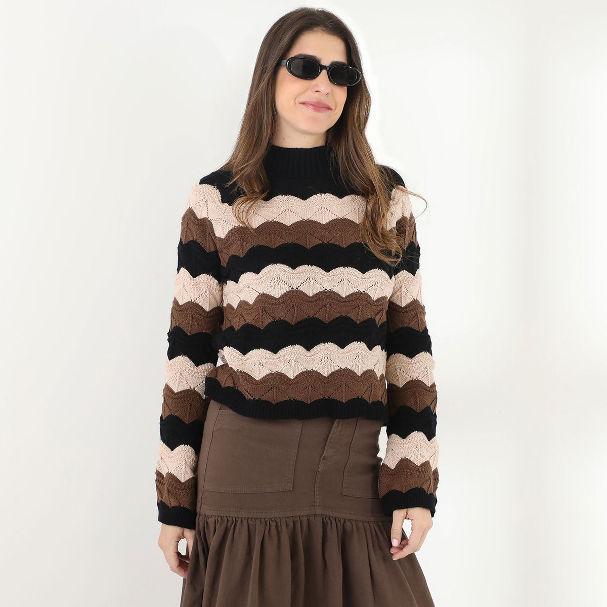 BASEMENT - Chompa Manga Larga Basement Mujer  Lisa By Donna Cattiva