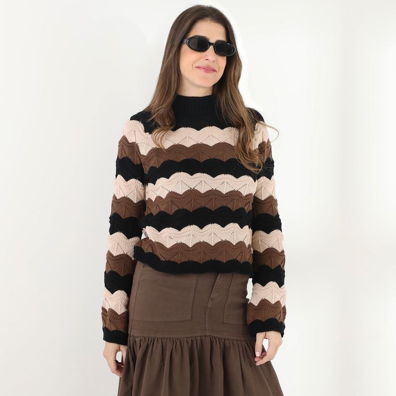 BASEMENT - Chompa Manga Larga Basement Mujer  Lisa By Donna Cattiva