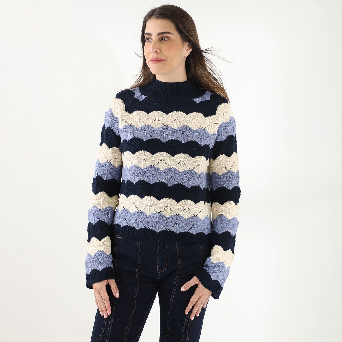 BASEMENT - Chompa Manga Larga Basement Mujer  Lisa By Donna Cattiva