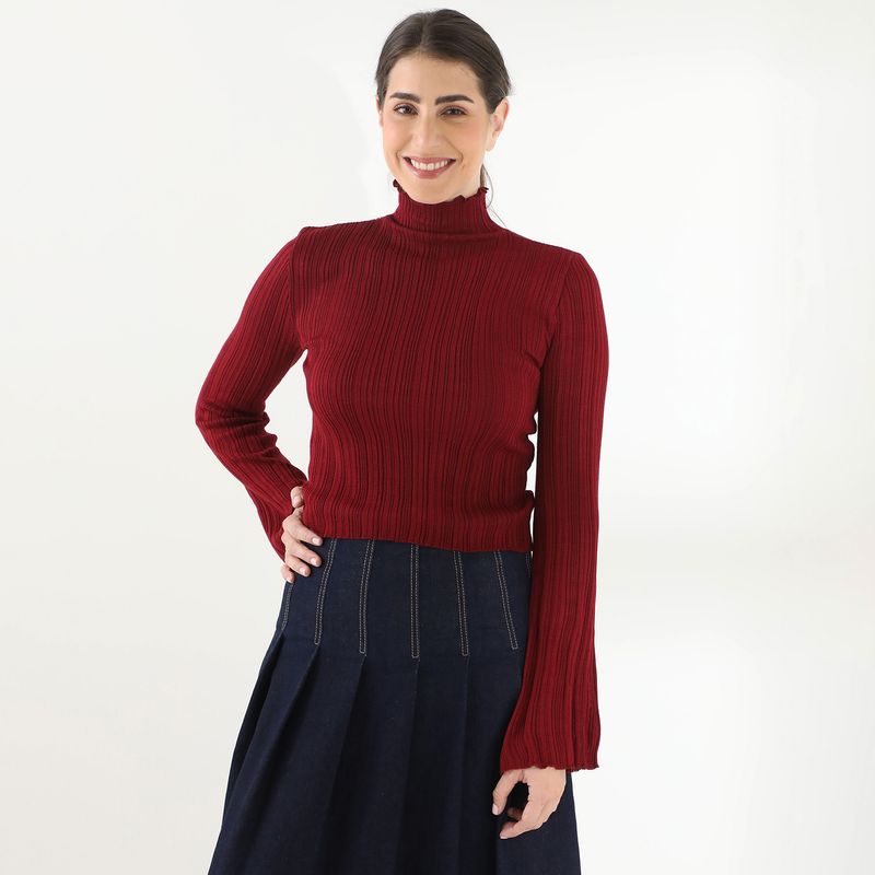 BASEMENT - Sweater Basement Mujer Manga Larga  By Donna Cattiva