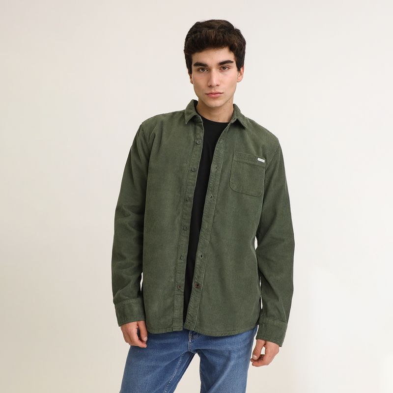 HUNTINGTON - Camisa Manga Larga Overshirt Huntington