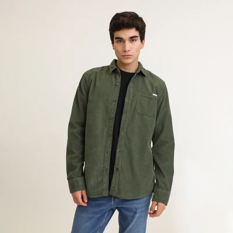 HUNTINGTON - Camisa Manga Larga Overshirt Huntington