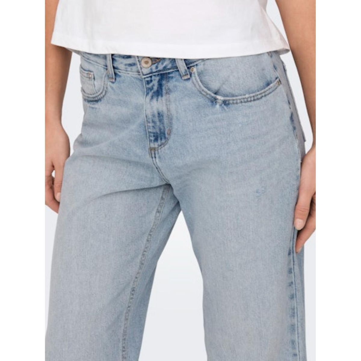ONLY - Jean Straight Tiro Medio Mujer Only