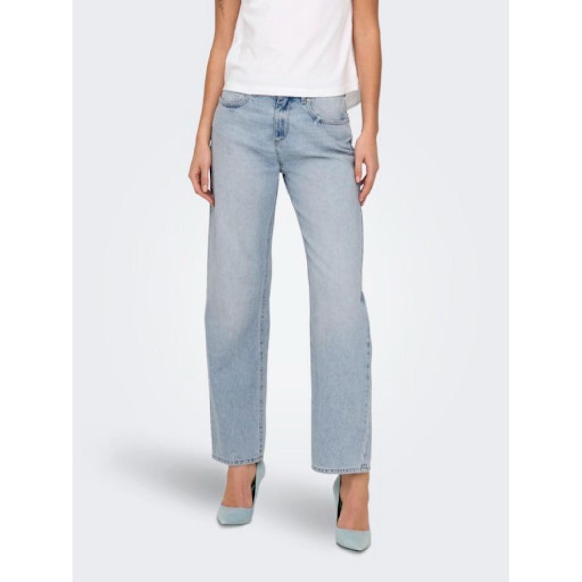 ONLY - Jean Straight Tiro Medio Mujer Only