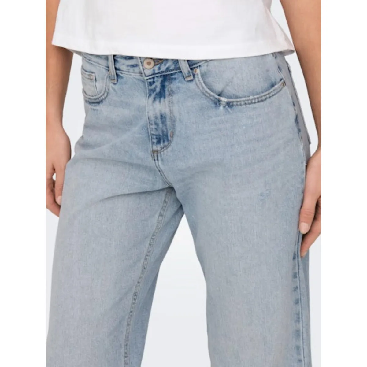ONLY - Jean Straight Tiro Medio Mujer Only