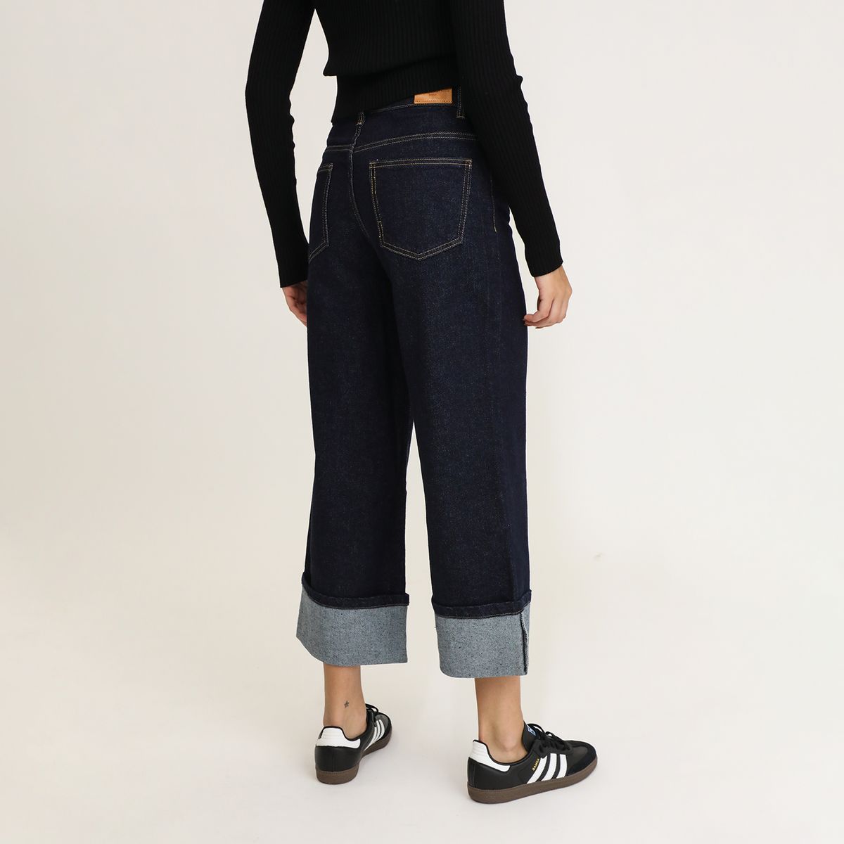 ONLY - Jean Culotte Tiro Medio Mujer Only