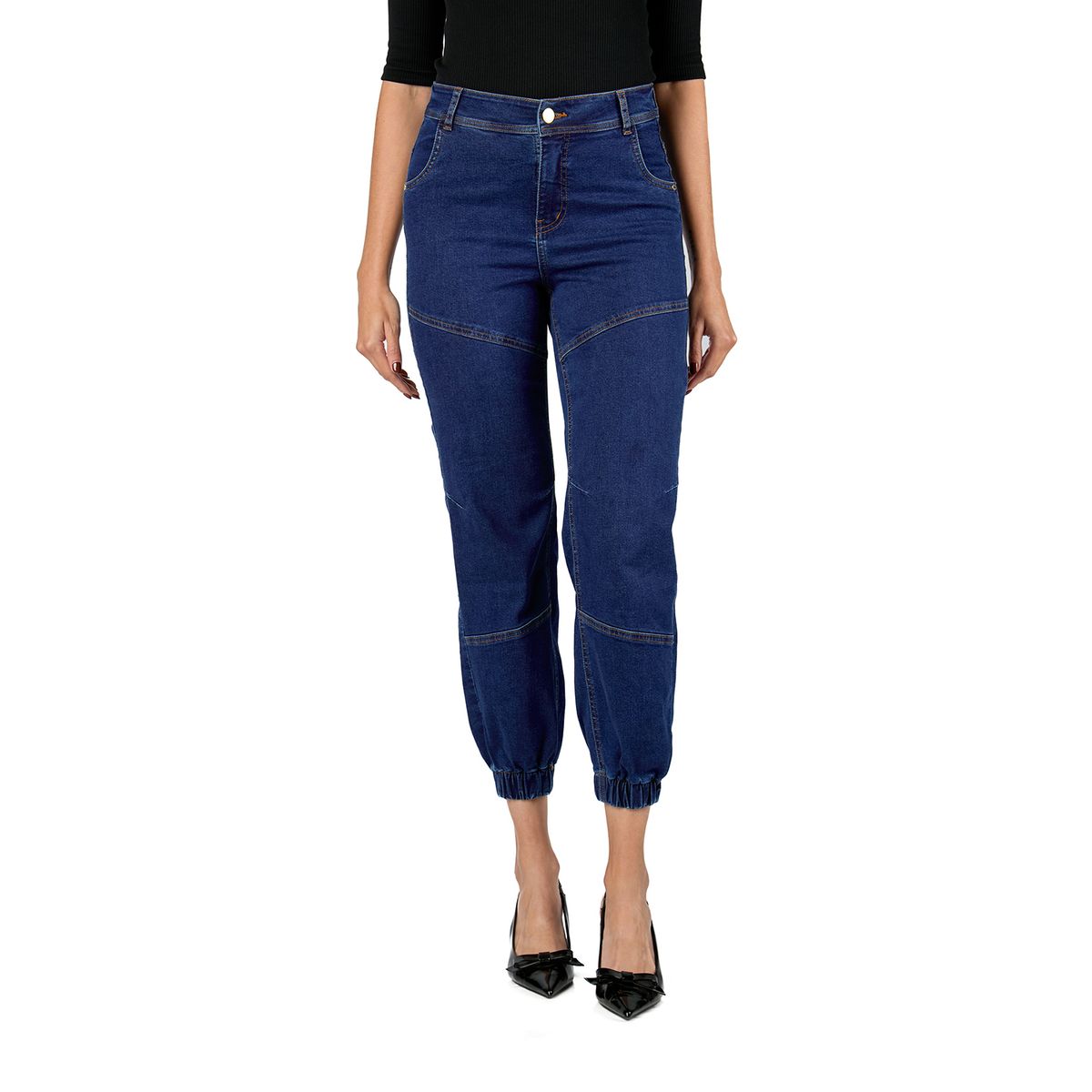 VRP BY VIVIANA RIVAS PLATA - Jean Jogger Tiro Medio Mujer VRP By Viviana Rivas Plata