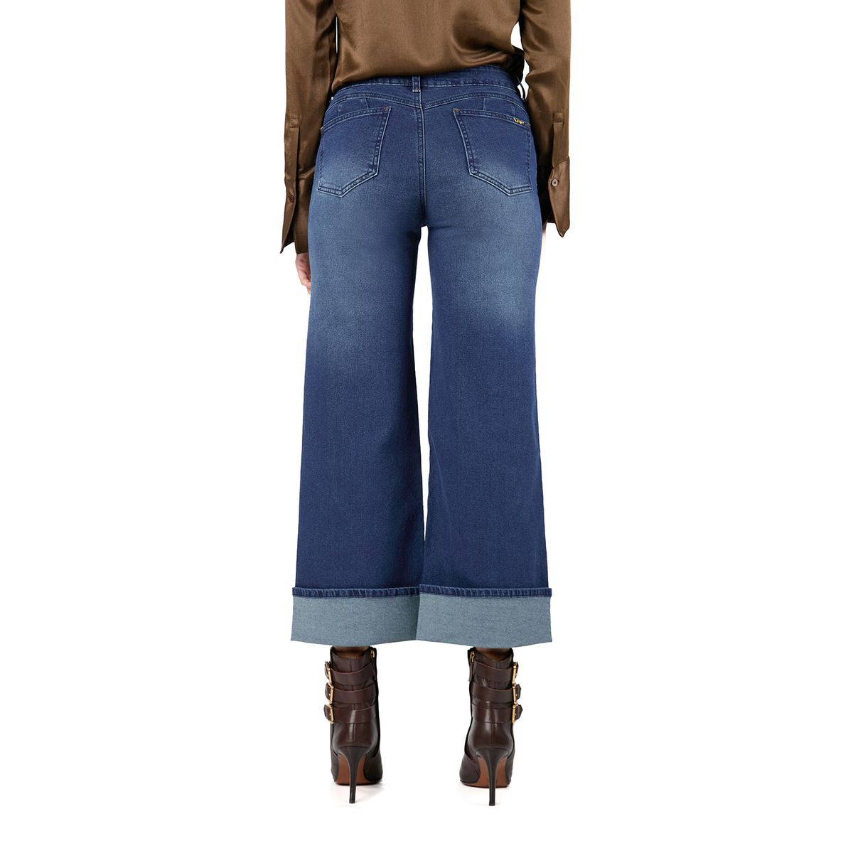 VRP BY VIVIANA RIVAS PLATA - Jean Wide Leg Tiro Alto Mujer VRP By Viviana Rivas Plata