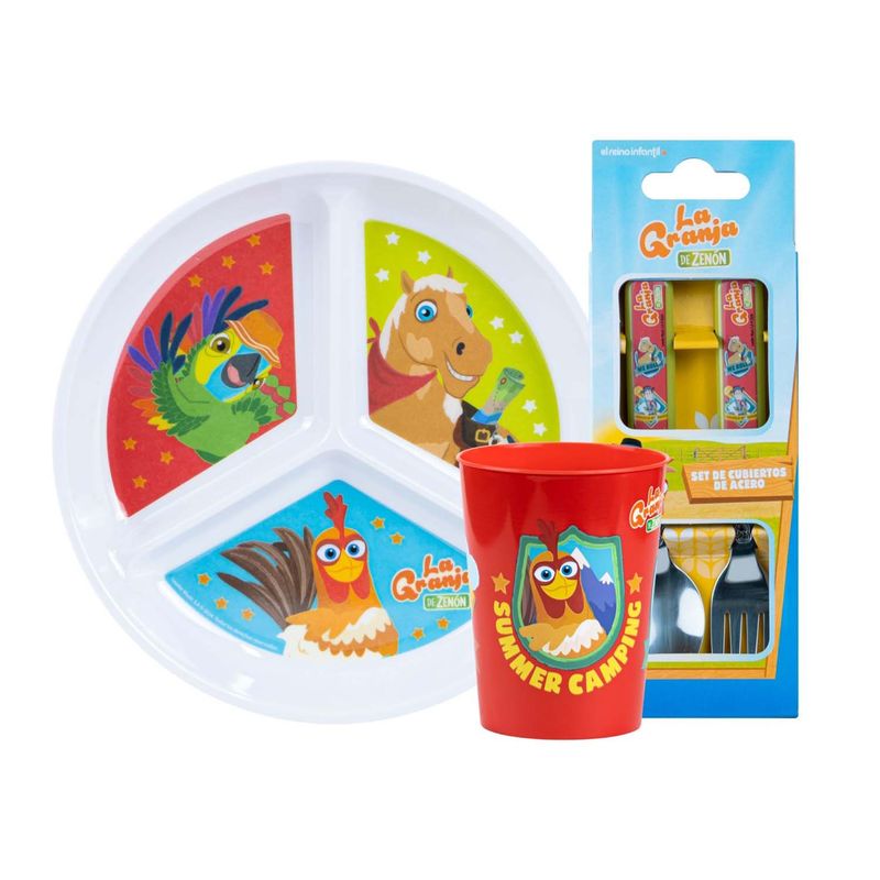 SCOOL - Set Melamine Div Granja Zenon