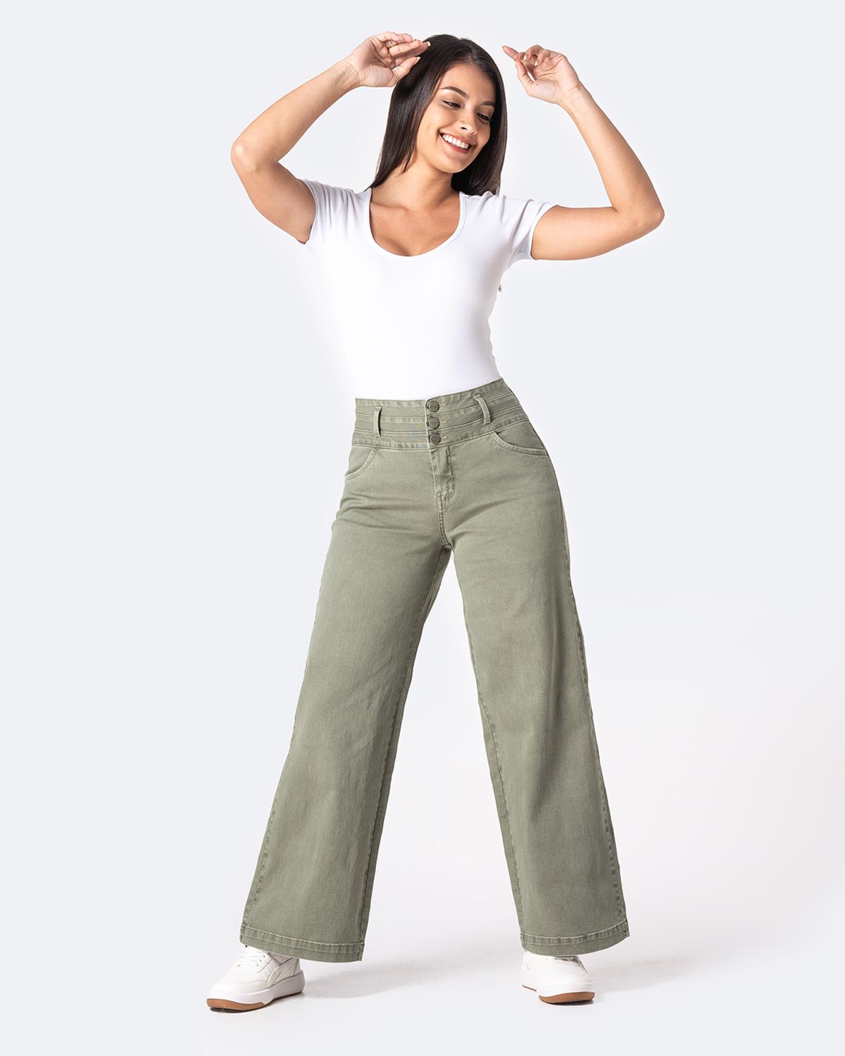 Pantalon Wide Leg Mujer Pionier PIONIER