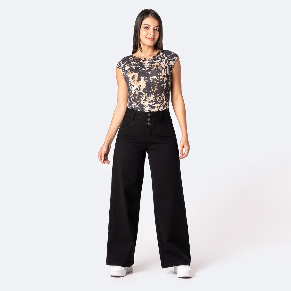 PIONIER - Pantalon Wide Leg Mujer Pionier