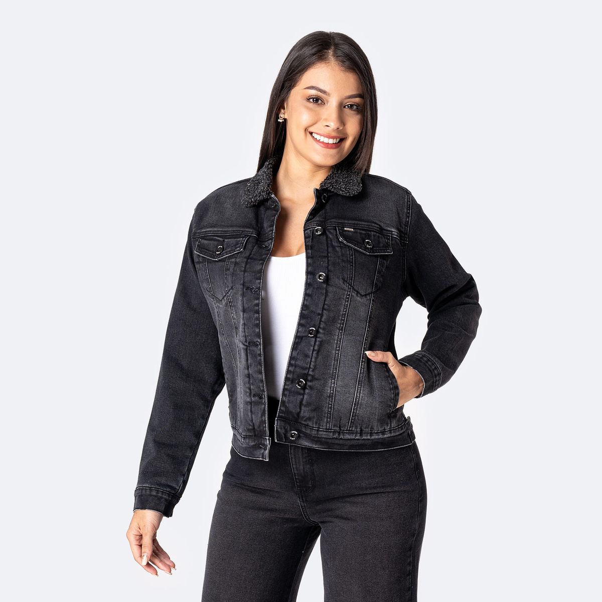 PIONIER - Casaca Jean Mujer Pionier