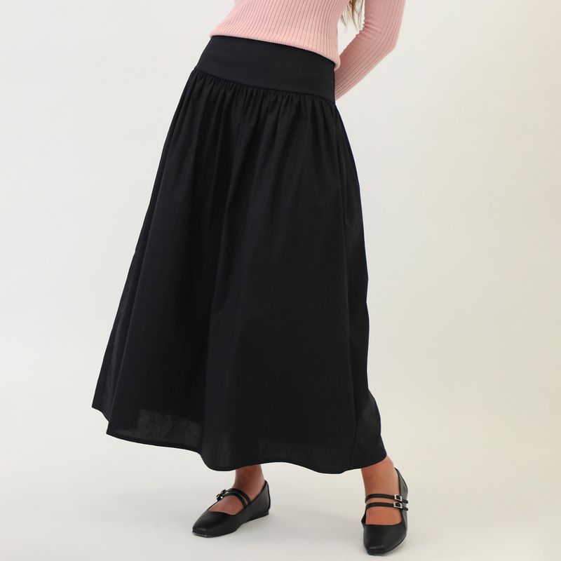 SYBILLA - Falda Larga Casual Mujer