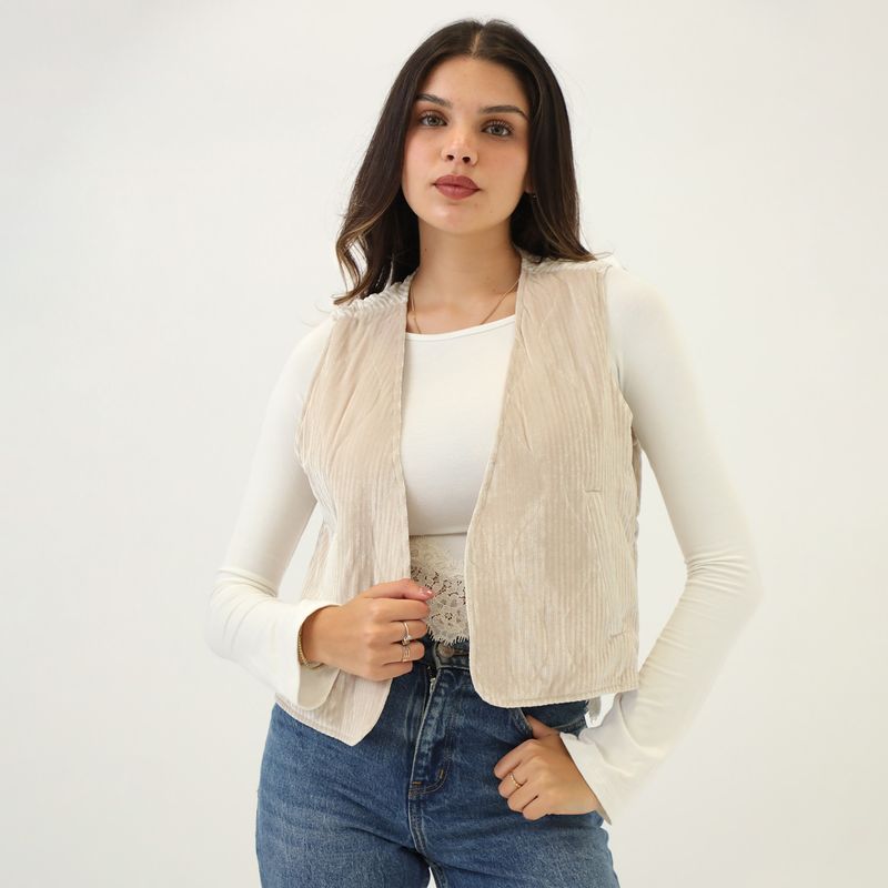 SYBILLA - Chaleco Casual Mujer Sybilla