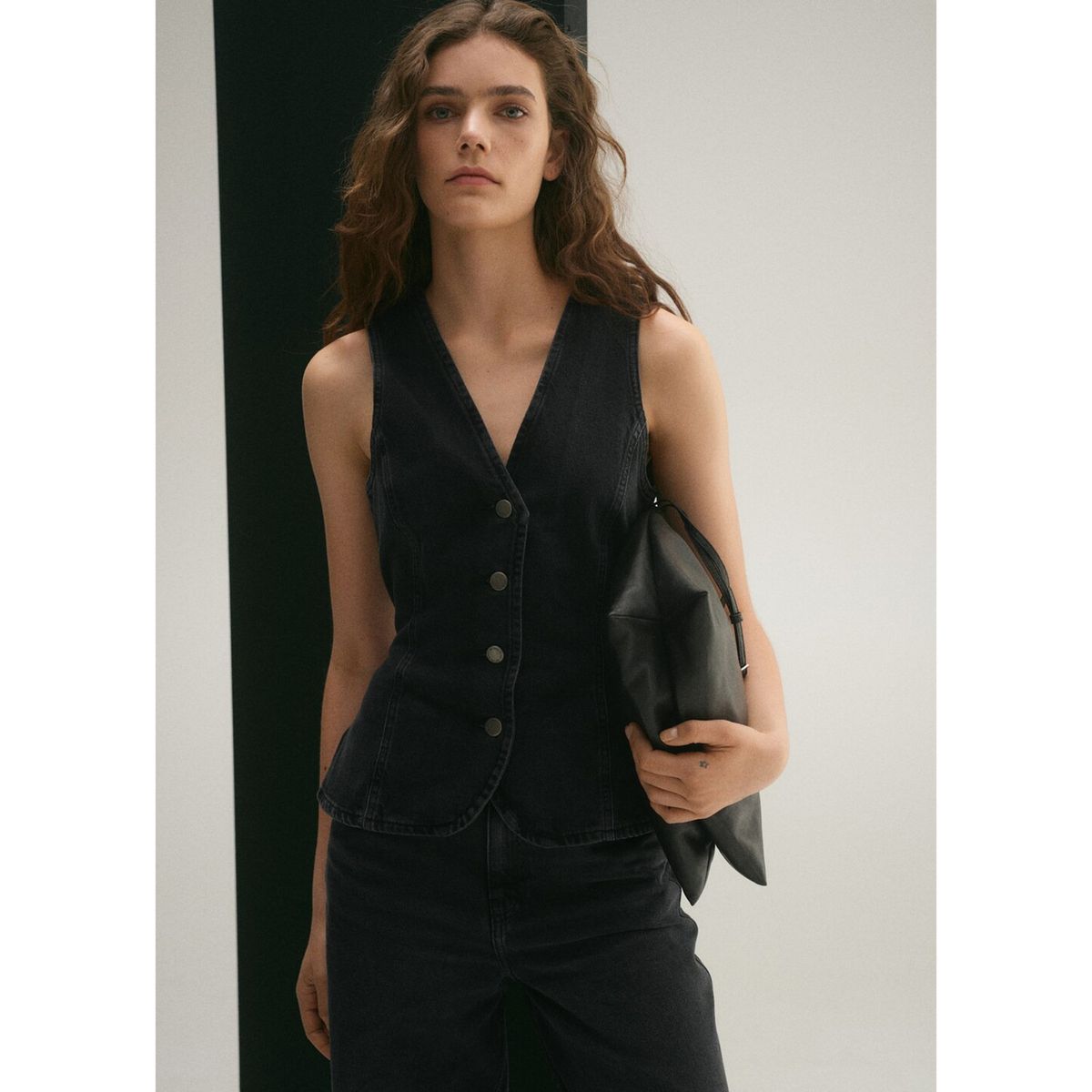 MANGO - Chaleco Casual Mujer Mango