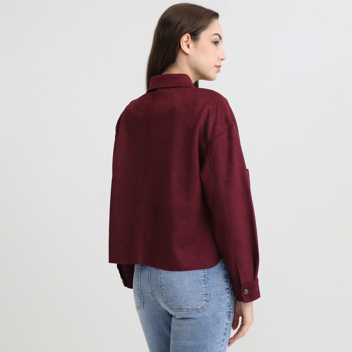 AMERICAN ABBEY - Sobrecamisa Efecto Suede