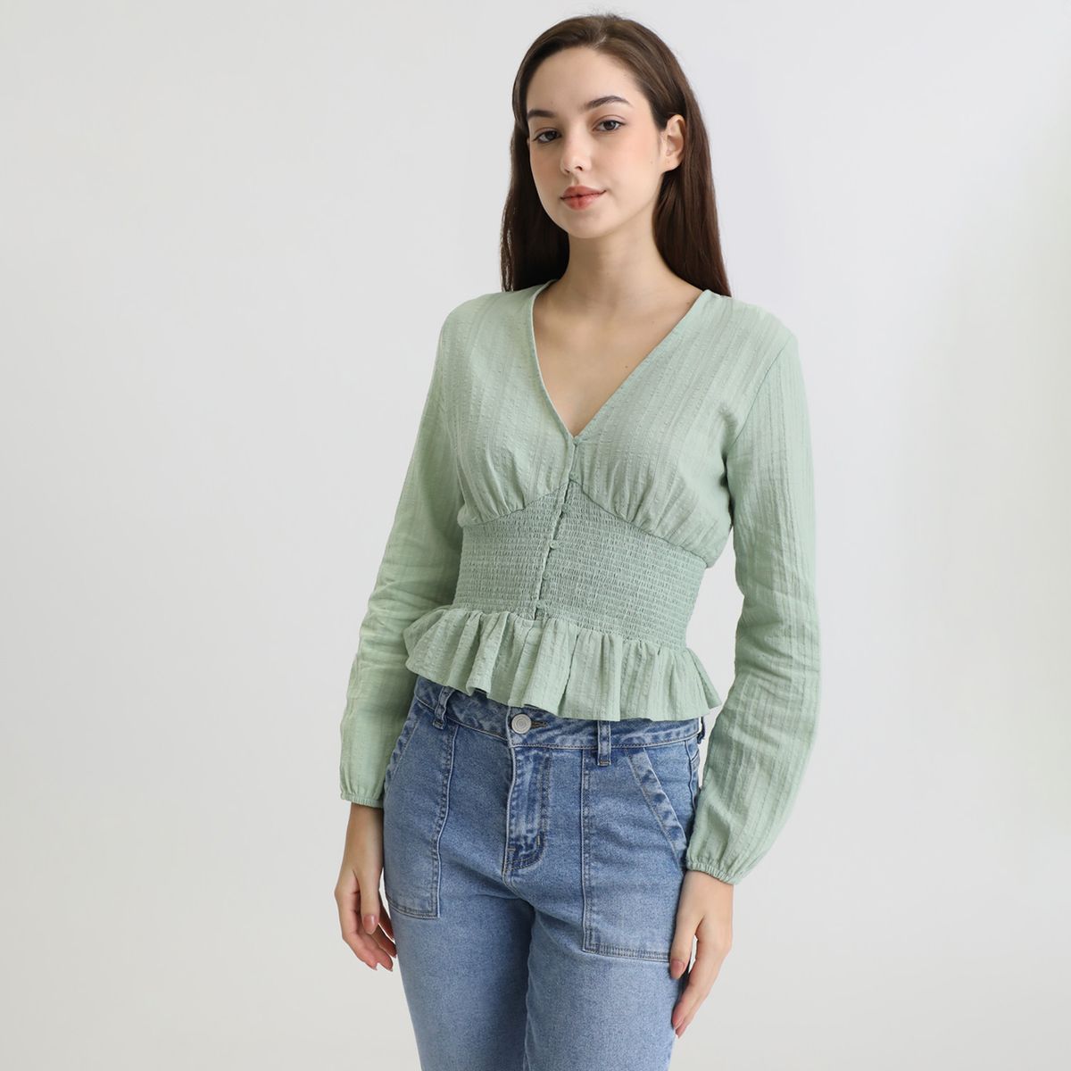 AMERICAN ABBEY - Blusa Casual Mujer American Abbey