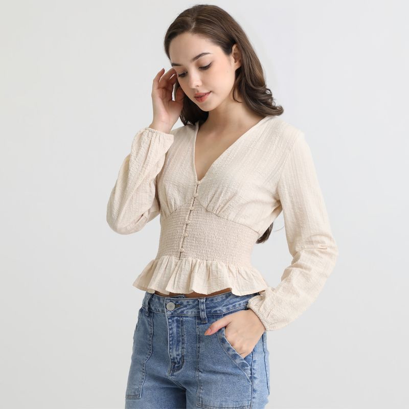 AMERICAN ABBEY - Blusa Casual Mujer American Abbey