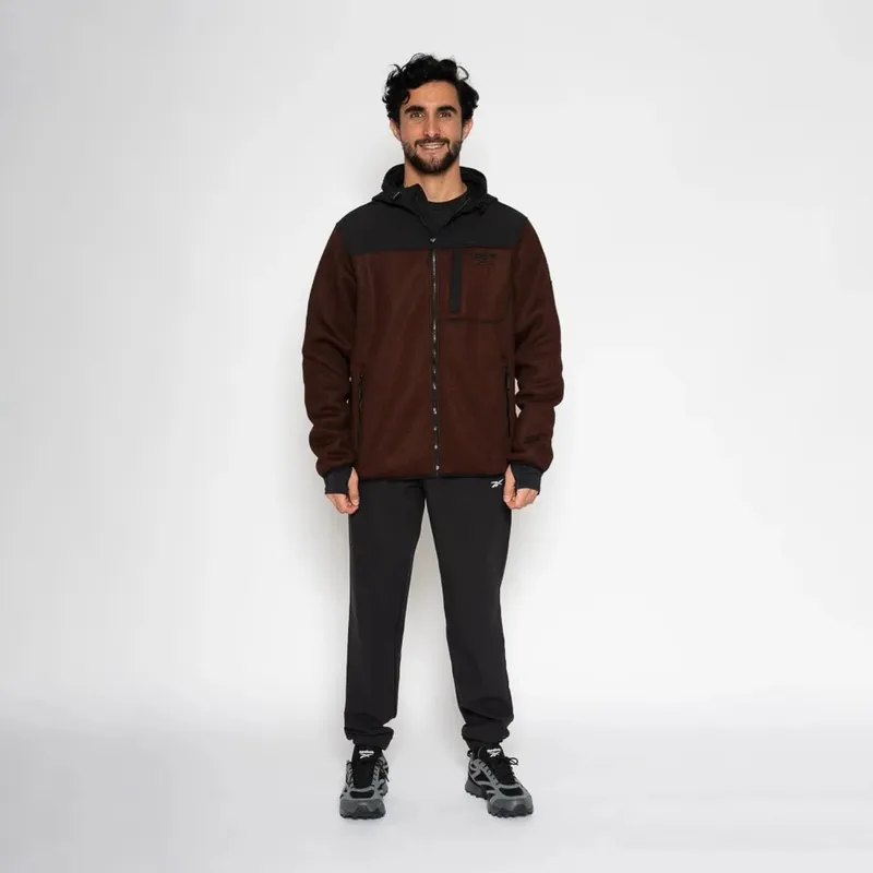 REEBOK - Casaca Texured Fleece Hombre Reebok