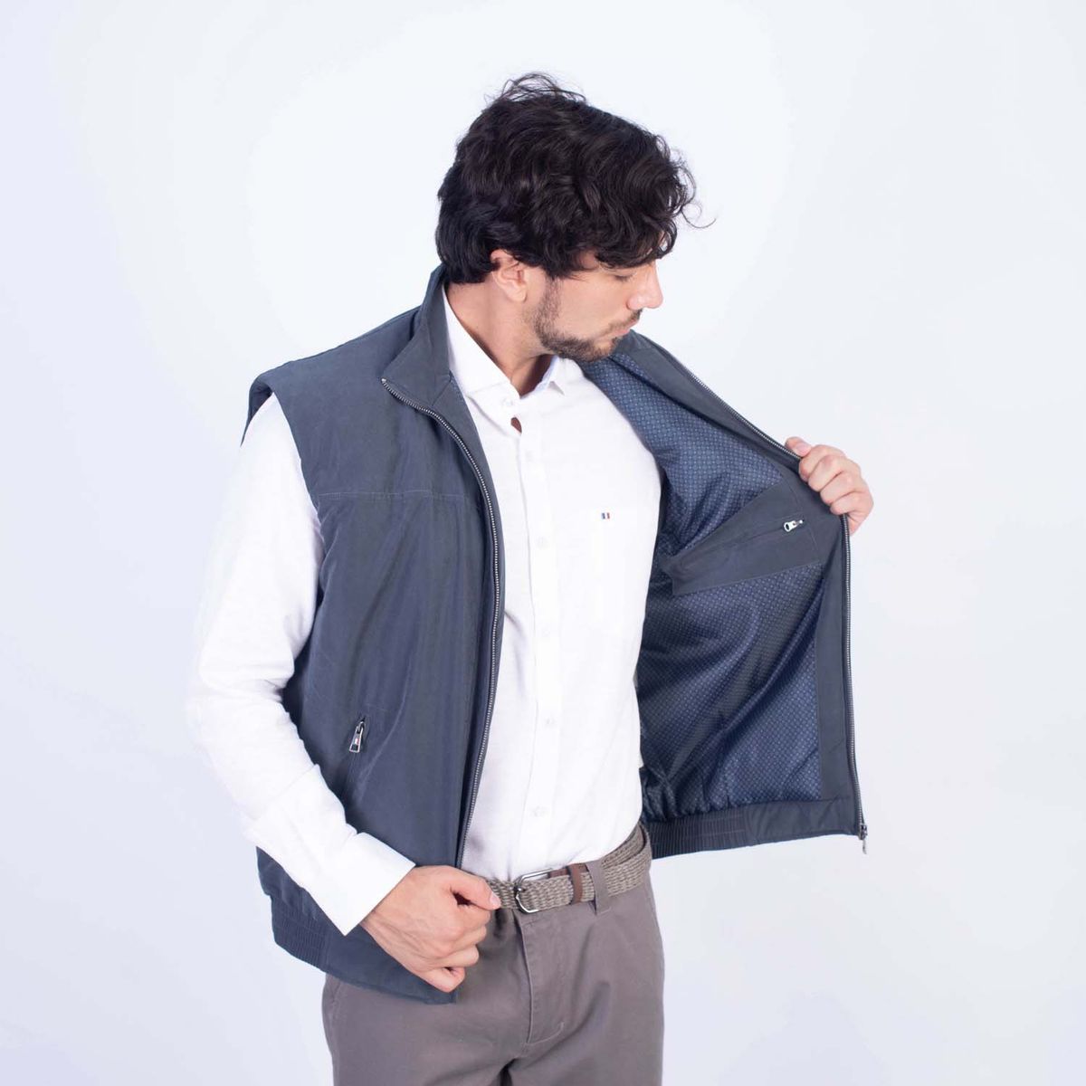 PIERRE CARDIN - Chaleco Casual Hombre Pierre Cardin