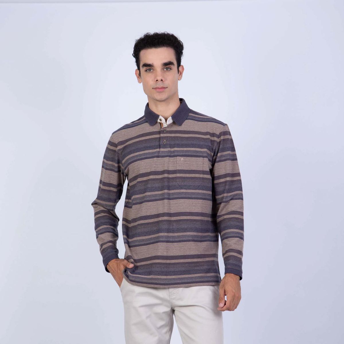 PIERRE CARDIN - Polo 100% Algodón Casual Hombre Pierre Cardin