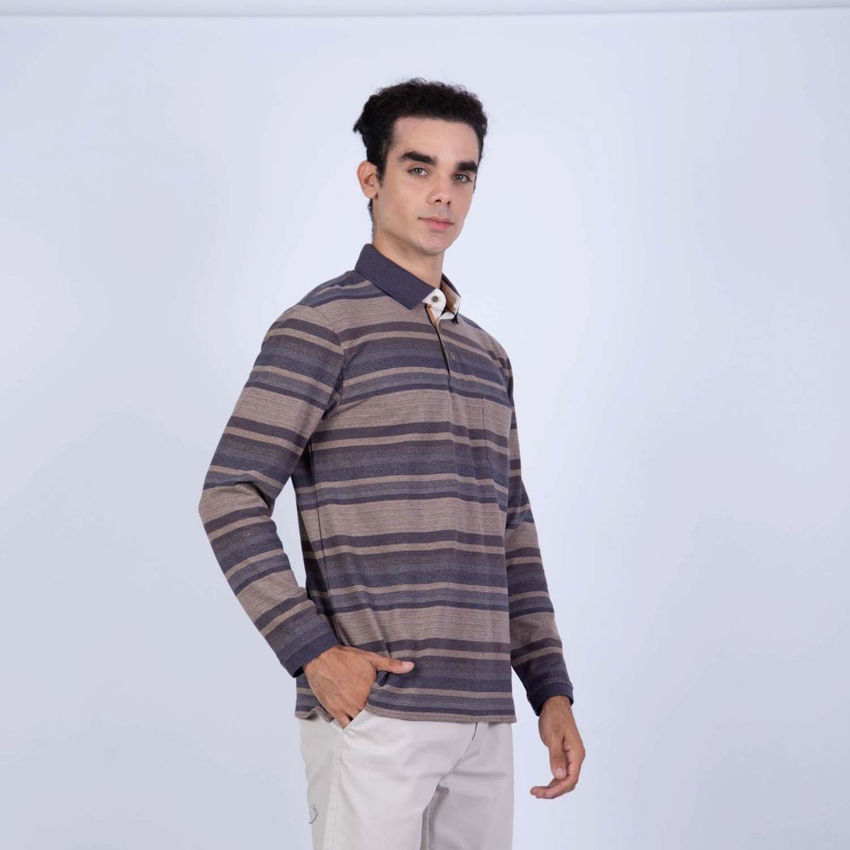 PIERRE CARDIN - Polo 100% Algodón Casual Hombre Pierre Cardin