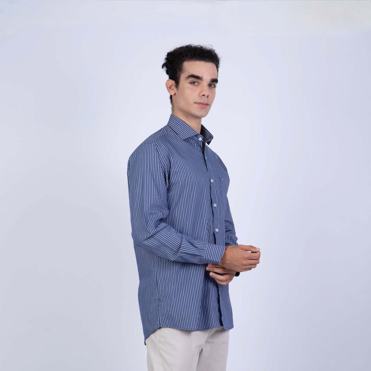 PIERRE CARDIN - Camisa 100% Algodón Casual Hombre Pierre Cardin