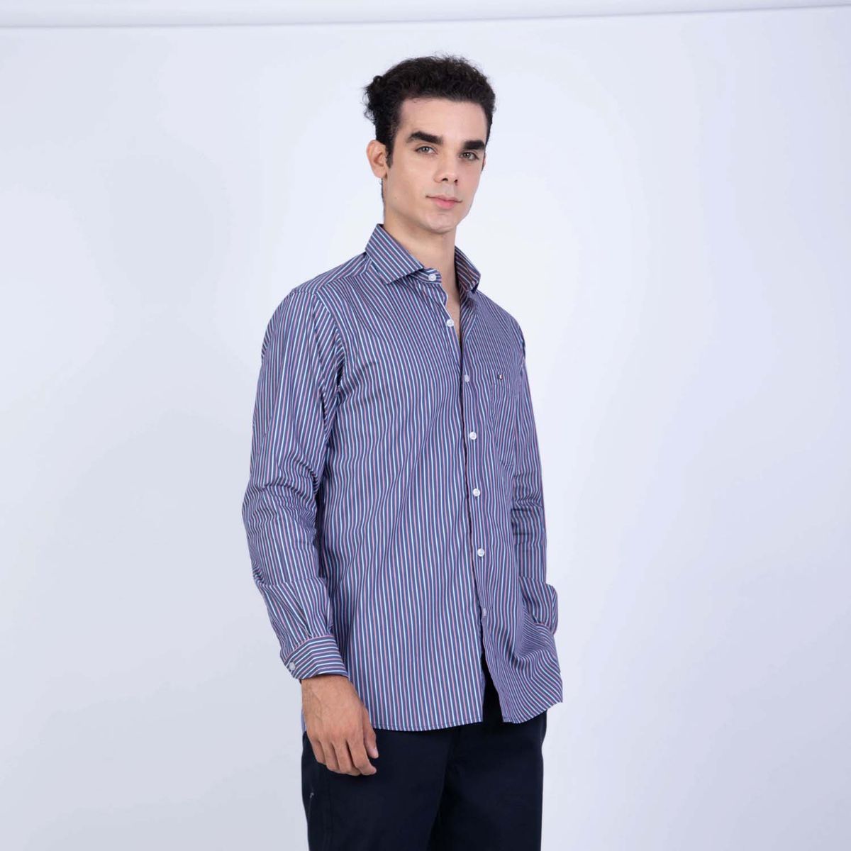 PIERRE CARDIN - Camisa 100% Algodón Casual Hombre Pierre Cardin