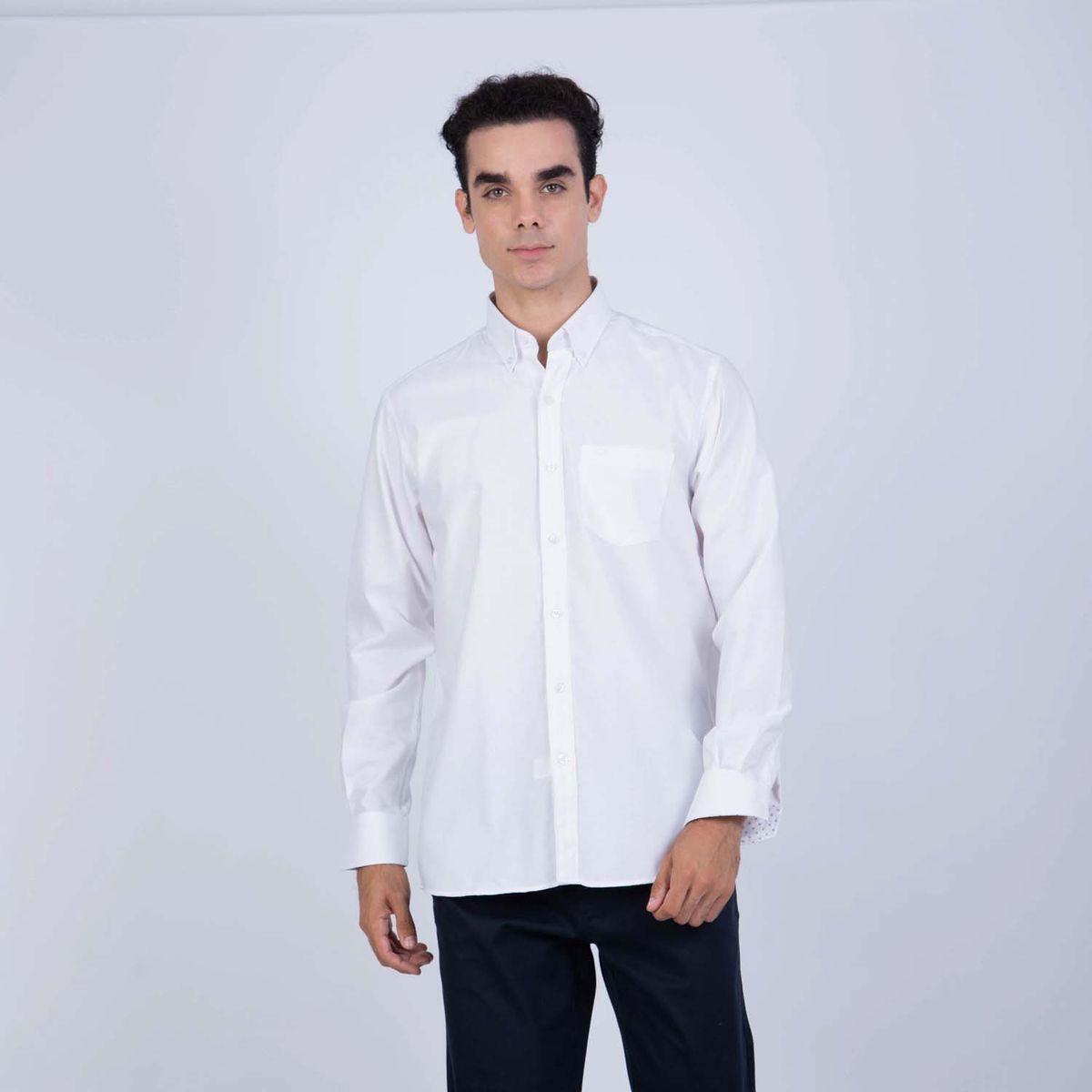 PIERRE CARDIN - Camisa 100% Algodón Casual Hombre Pierre Cardin