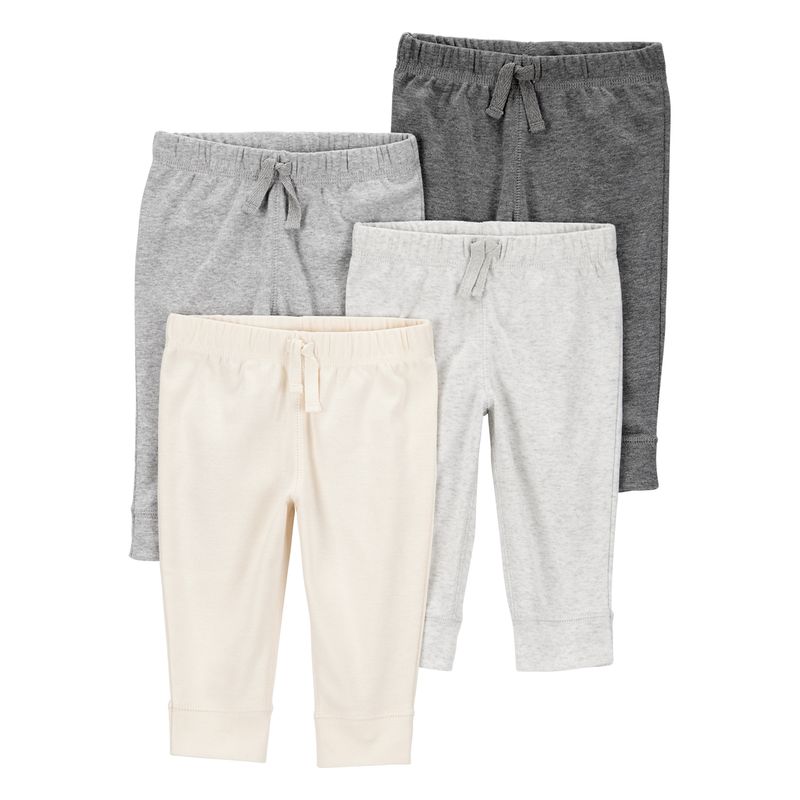 CARTER'S - Pantalón Bebé Niño Niña Pack X4 Algodón Carters