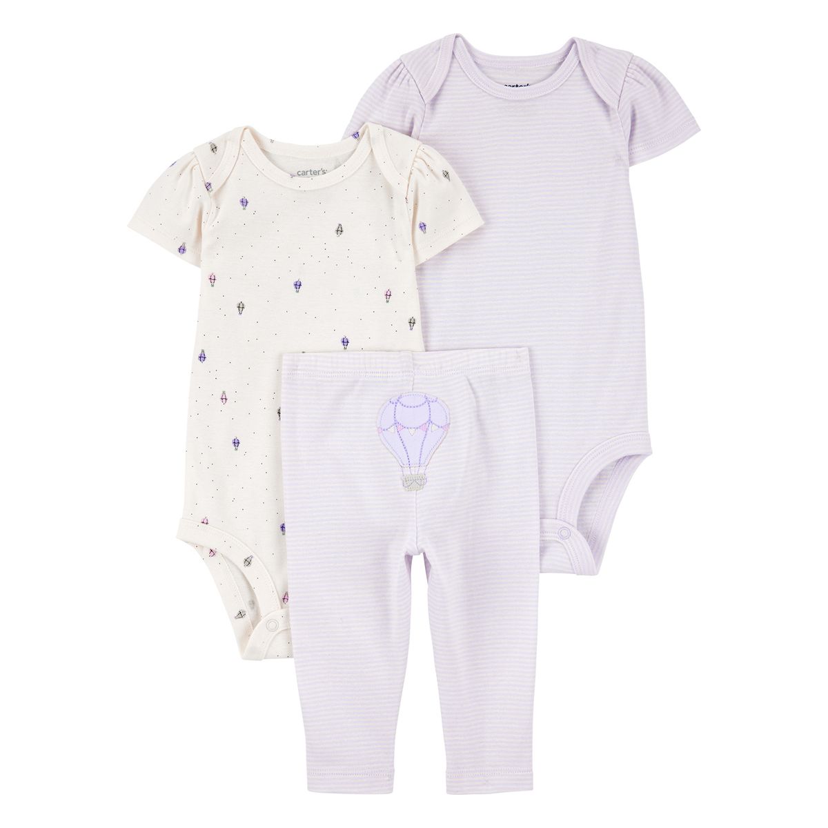 CARTERS - Conjunto Bebé Niña 3 Piezas Carters
