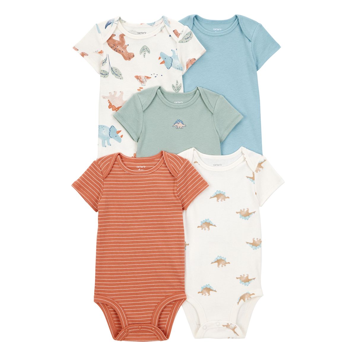 CARTER'S - Body Bebé Niño Pack X5 Carters