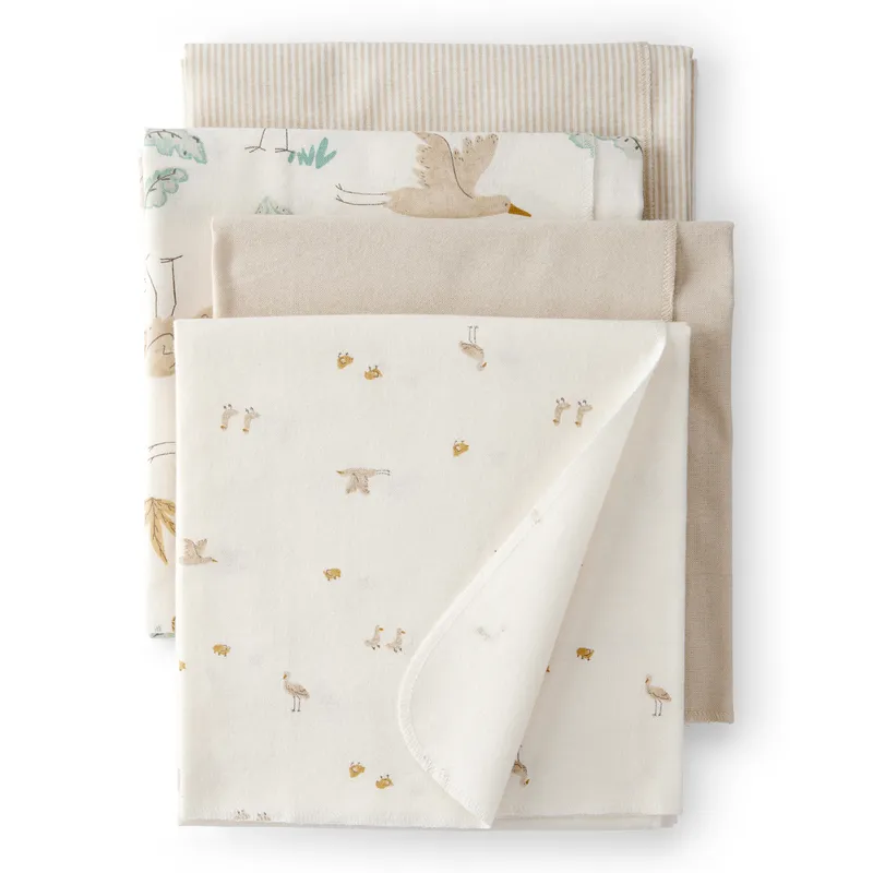 CARTER'S - Manta Bebé Niño Niña Pack X4 Algodón Carters