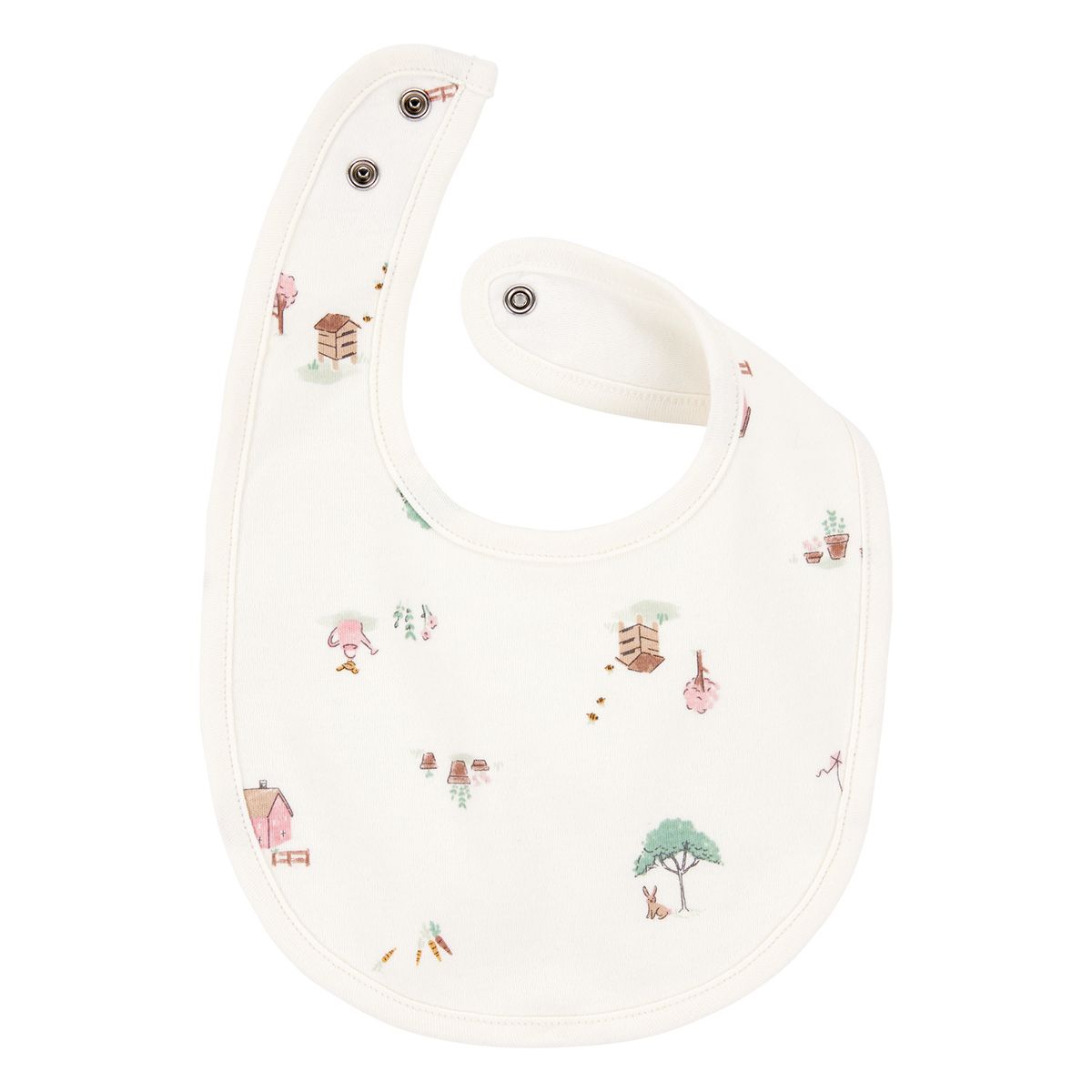 CARTER'S - Babero Pack X3 Bebé Niña Algodón Carters