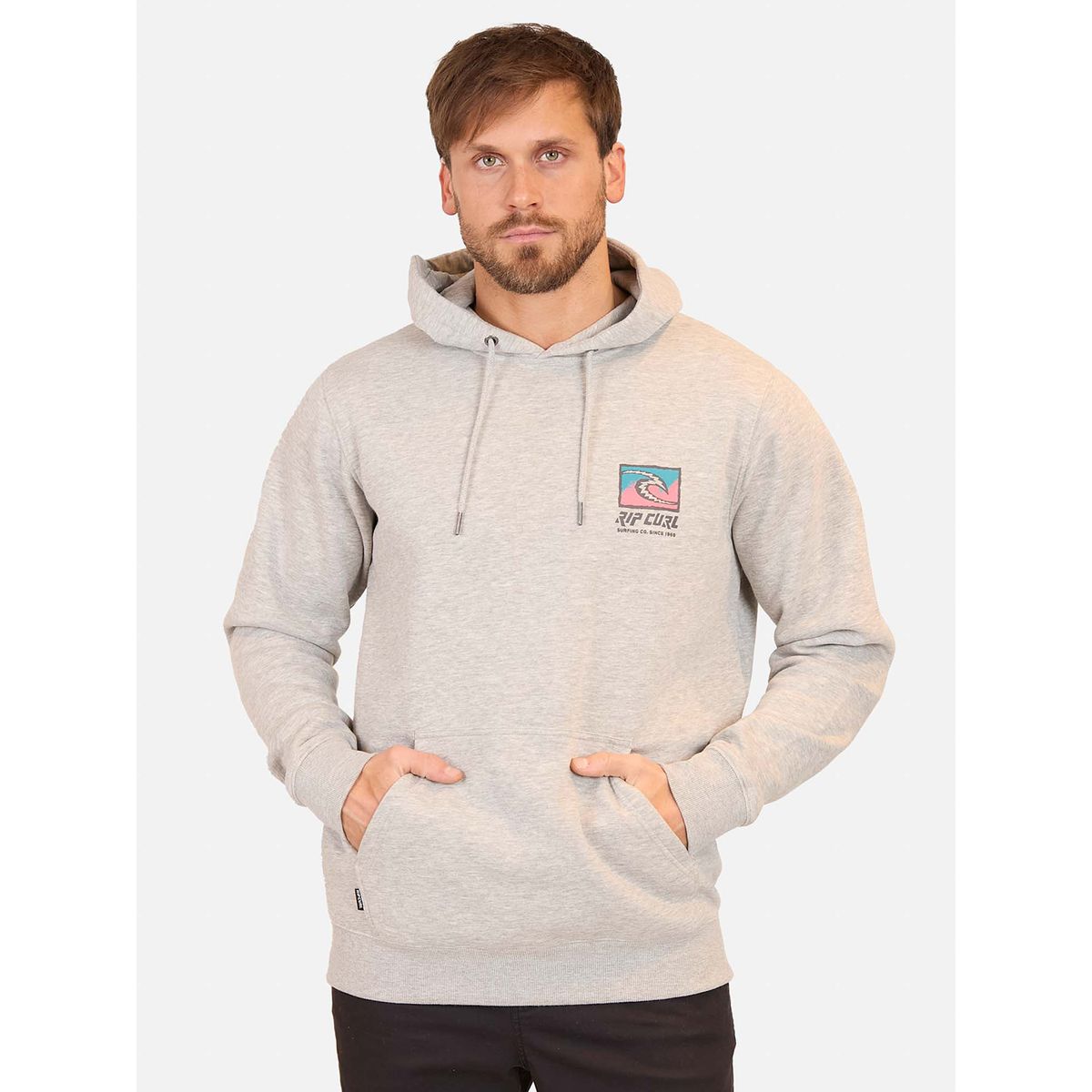 RIP CURL - Polera Canguro Algodón Hombre  Rip Curl