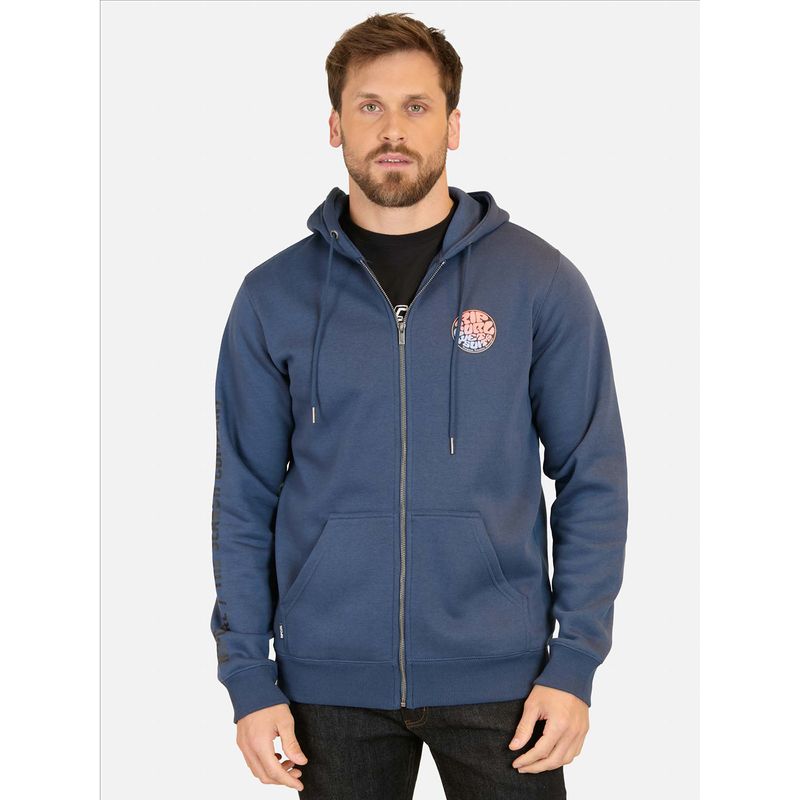 RIP CURL - Polera Fullzipper Algodón Hombre Rip Curl
